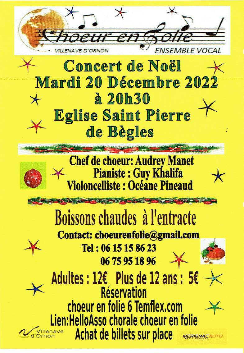 Concert de noel 2022